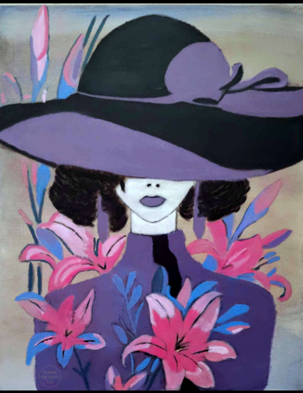 Woman in Lilies — Limited Edition Fine Art Print (Signed)